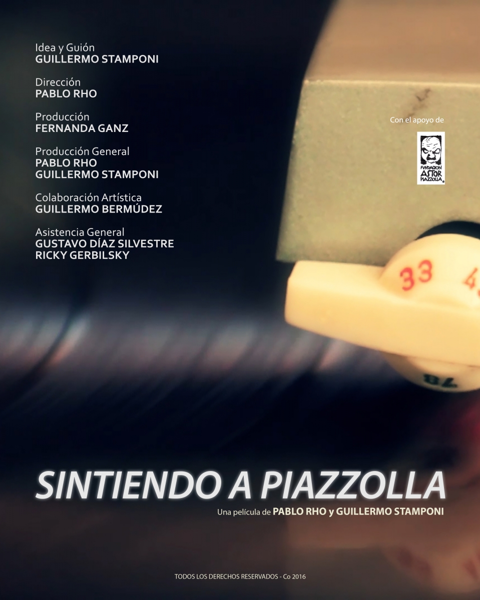 Poster de Sintiendo a Piazzolla