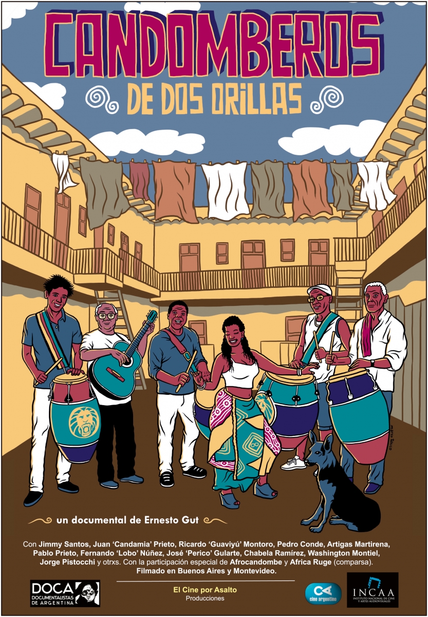 Poster de Candomberos de dos orillas