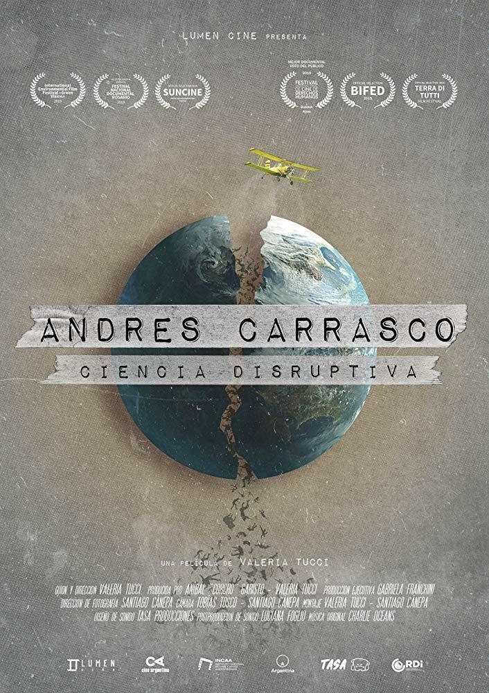 Poster de Andrés Carrasco: ciencia disruptiva