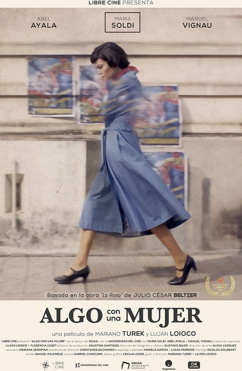 Poster de Algo con una mujer