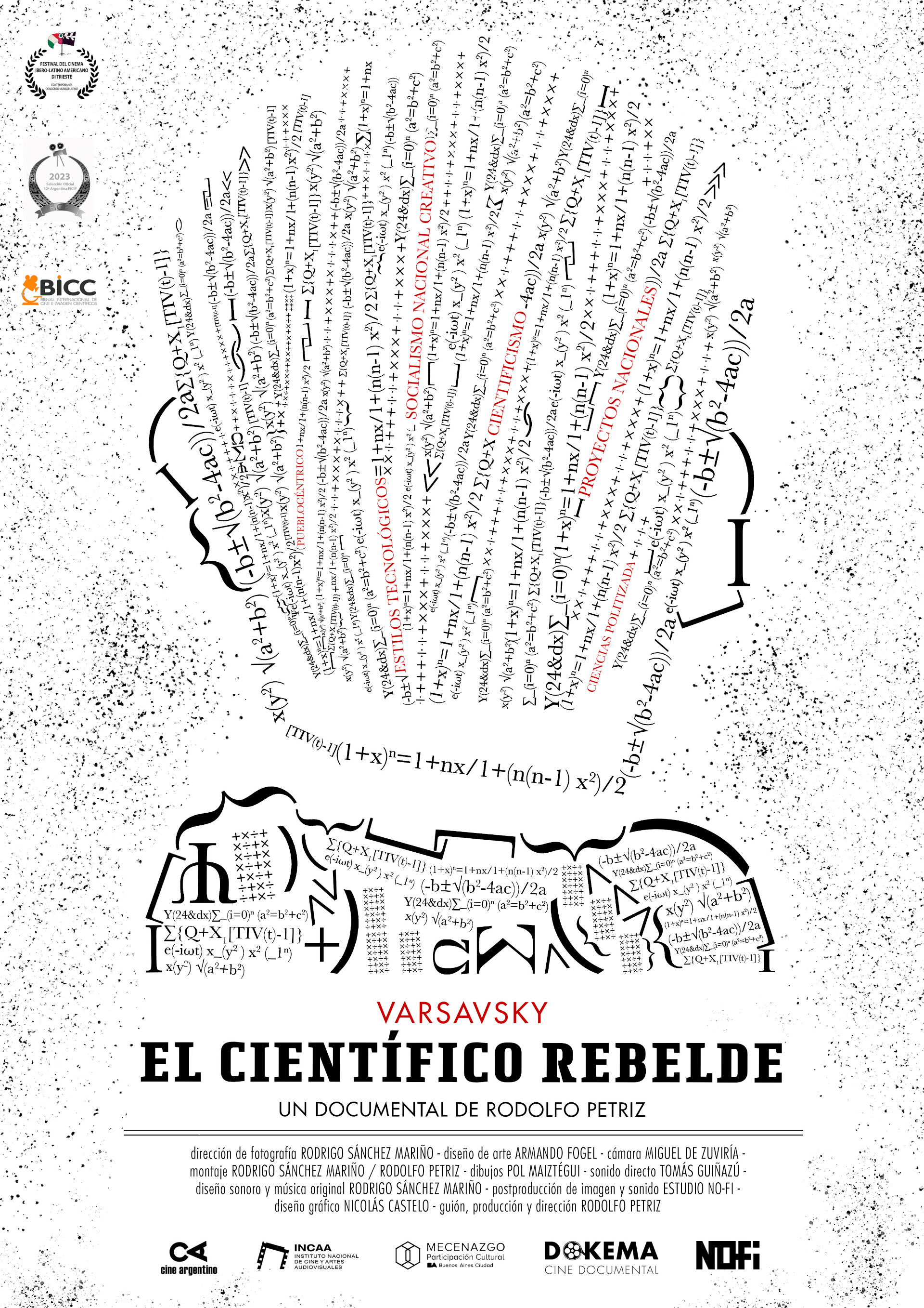 Poster de Varsavsky. El científico rebelde