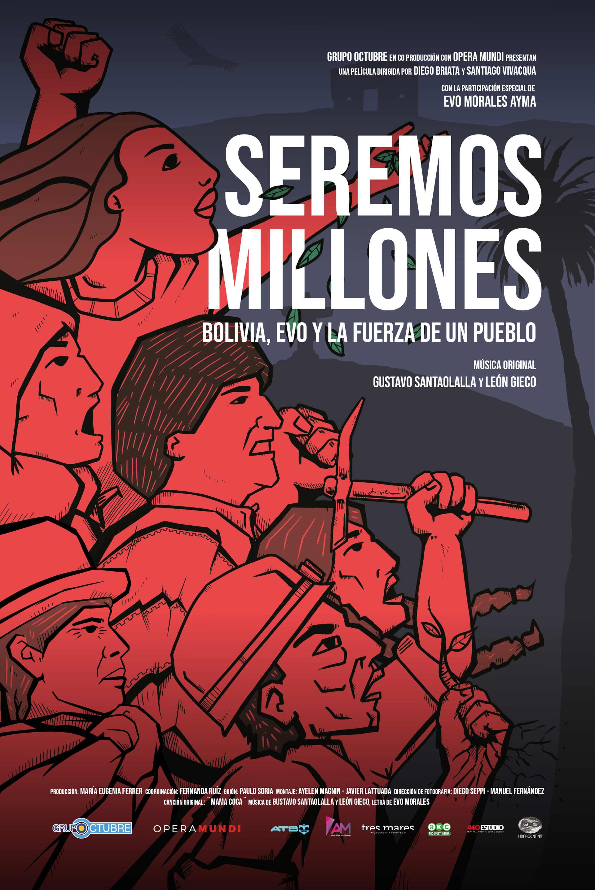 Poster de Seremos millones. Bolivia, Evo y la fuerza de un pueblo