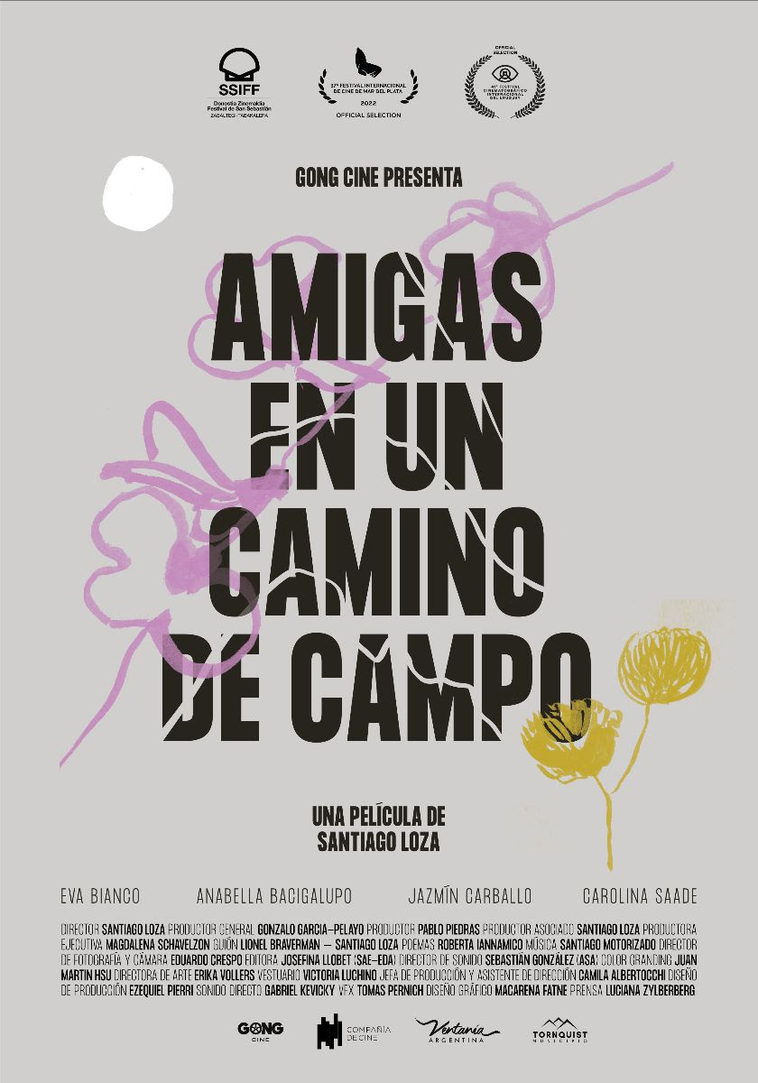 Poster de Amigas en un camino de campo