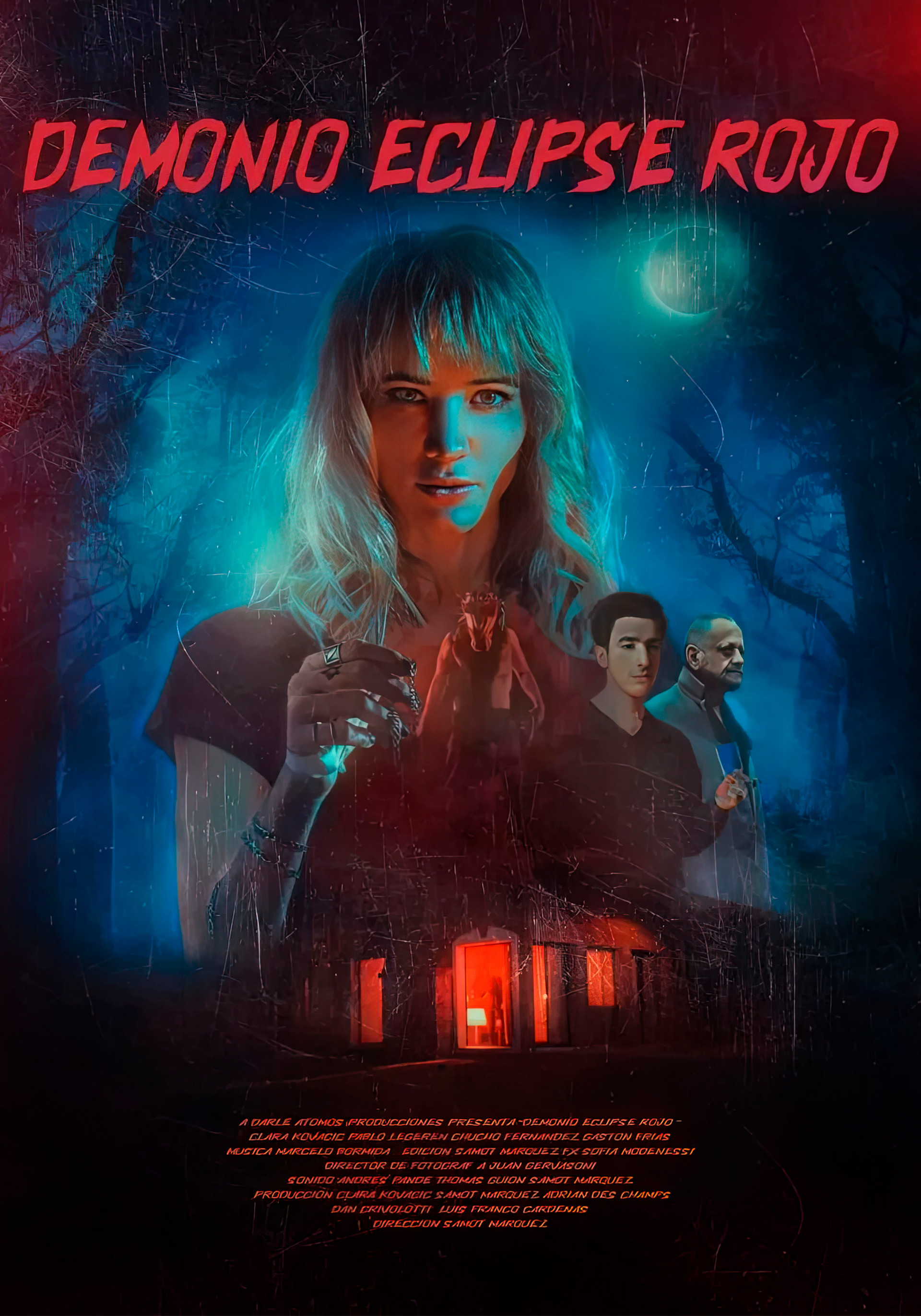 Poster de Demonio Eclipse Rojo