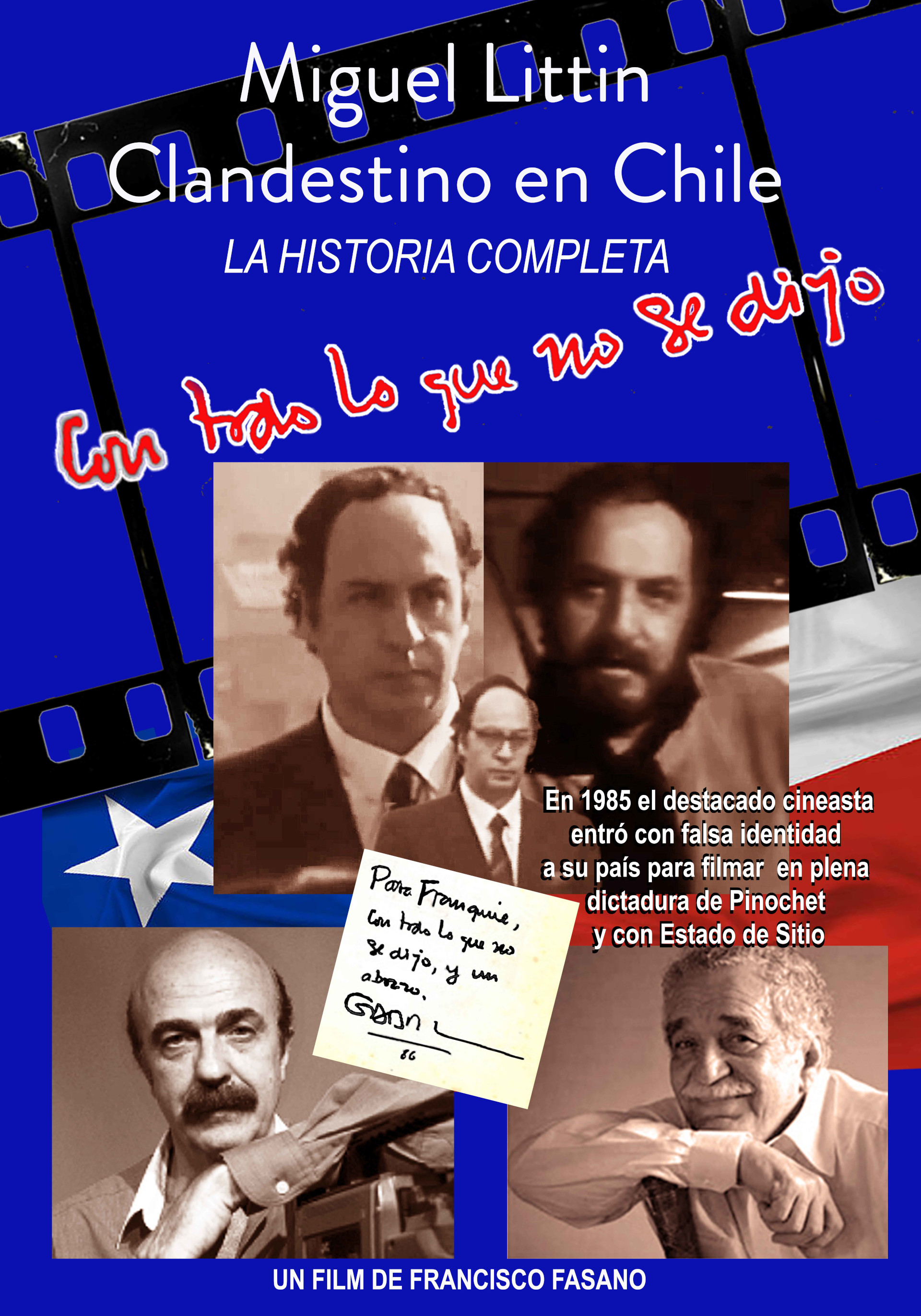 Poster de Miguel Littin, clandestino en Chile