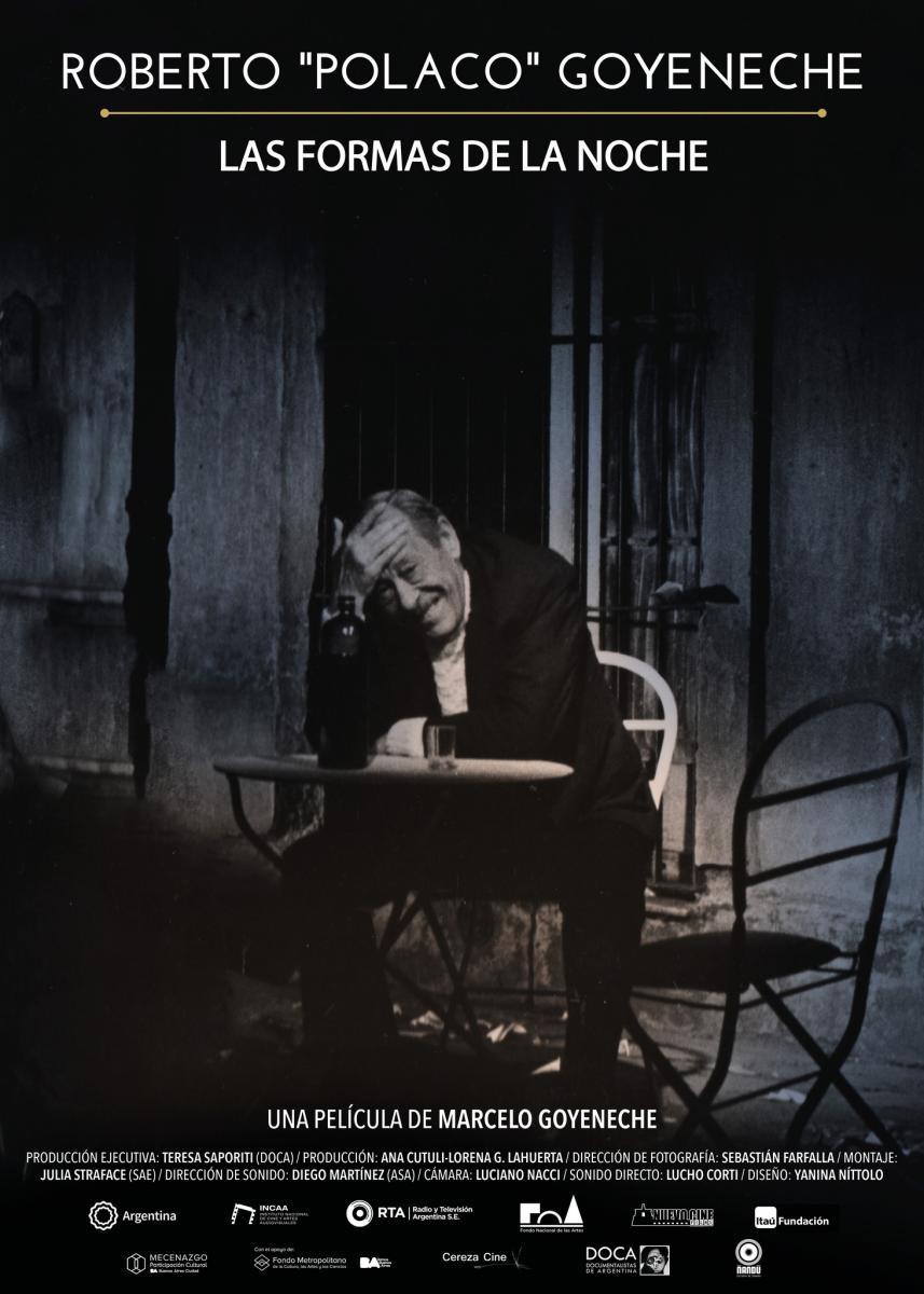 Poster de Roberto "Polaco" Goyeneche. Las formas de la noche