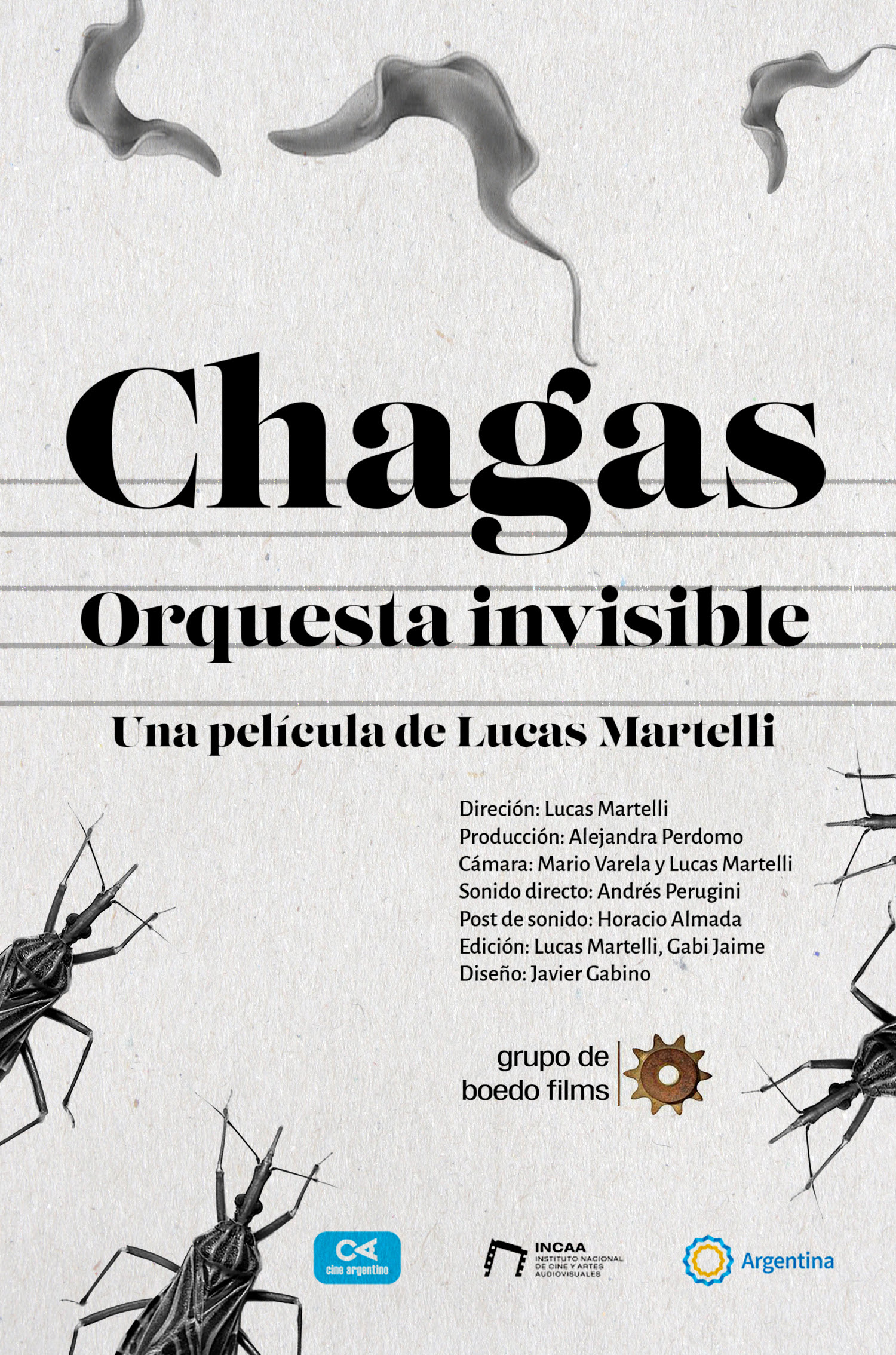 Poster de Chagas, orquesta invisible