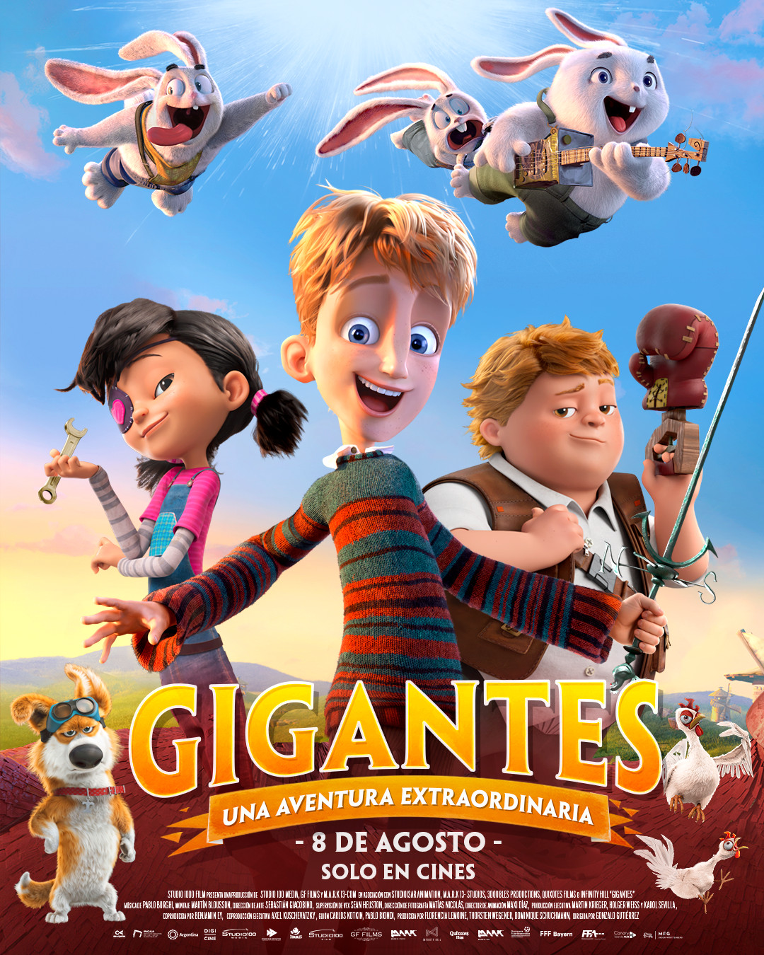 Poster de Gigantes, una aventura extraordinaria