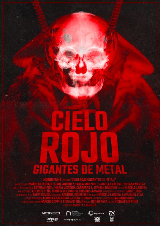 Poster de Cielo rojo, gigantes de metal
