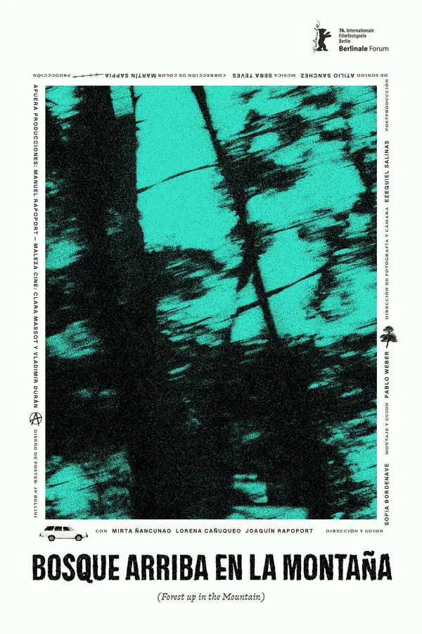 Bosque arriba en la montaña