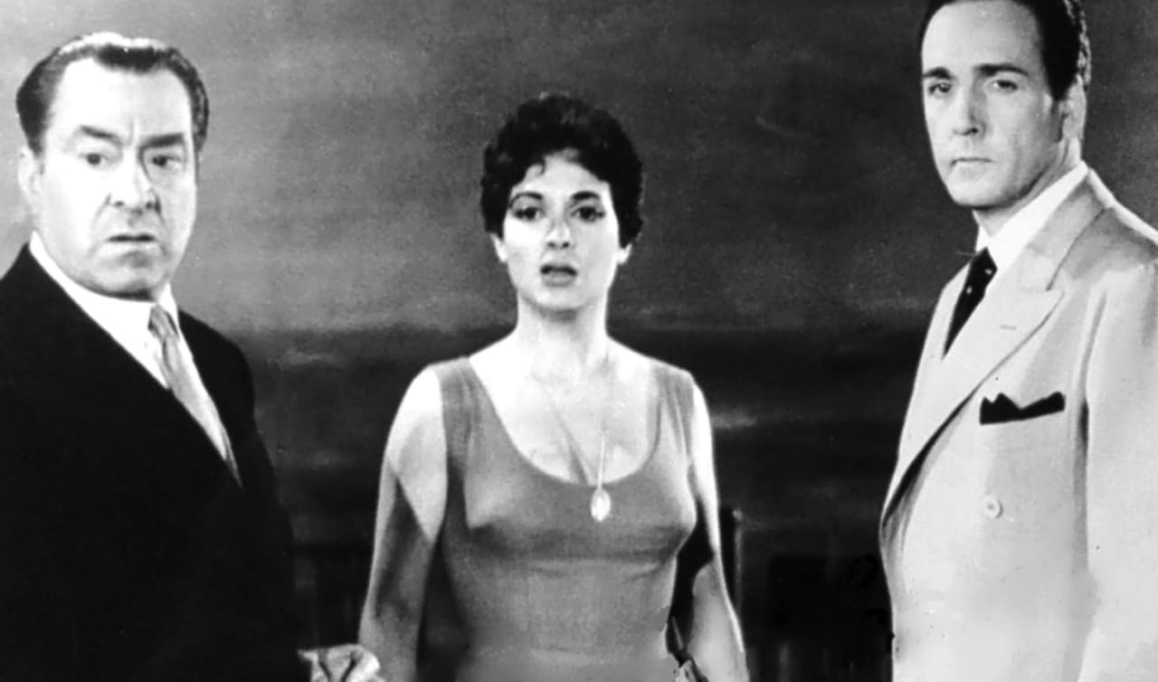 Tito Lusiardo, Virginia Luque y Osvaldo Miranda en Del cuplé al tango (1959)