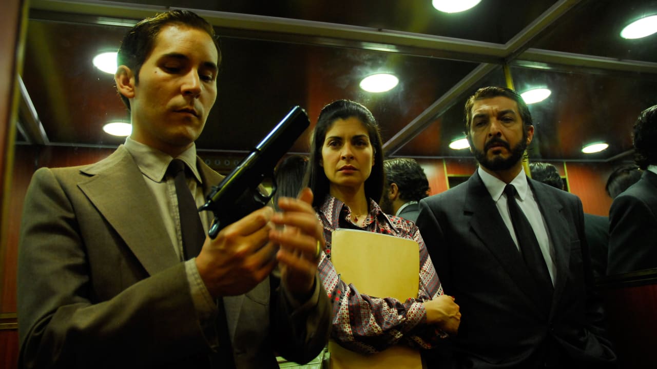 Javier Godino, Soledad Villamil y Ricardo Darín en El secreto de sus ojos (2009)