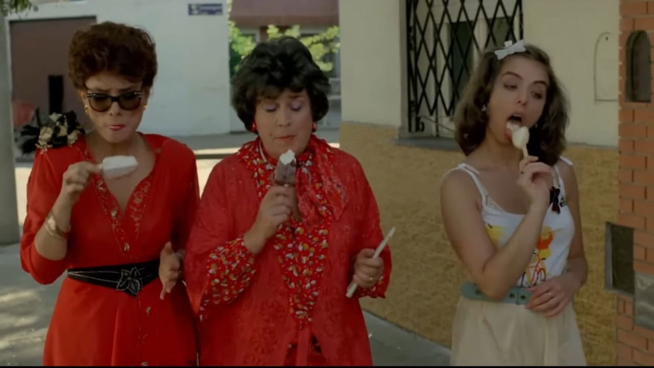 Betiana Blum, China Zorrilla y Andrea Tenuta en Esperando la carroza (1985)