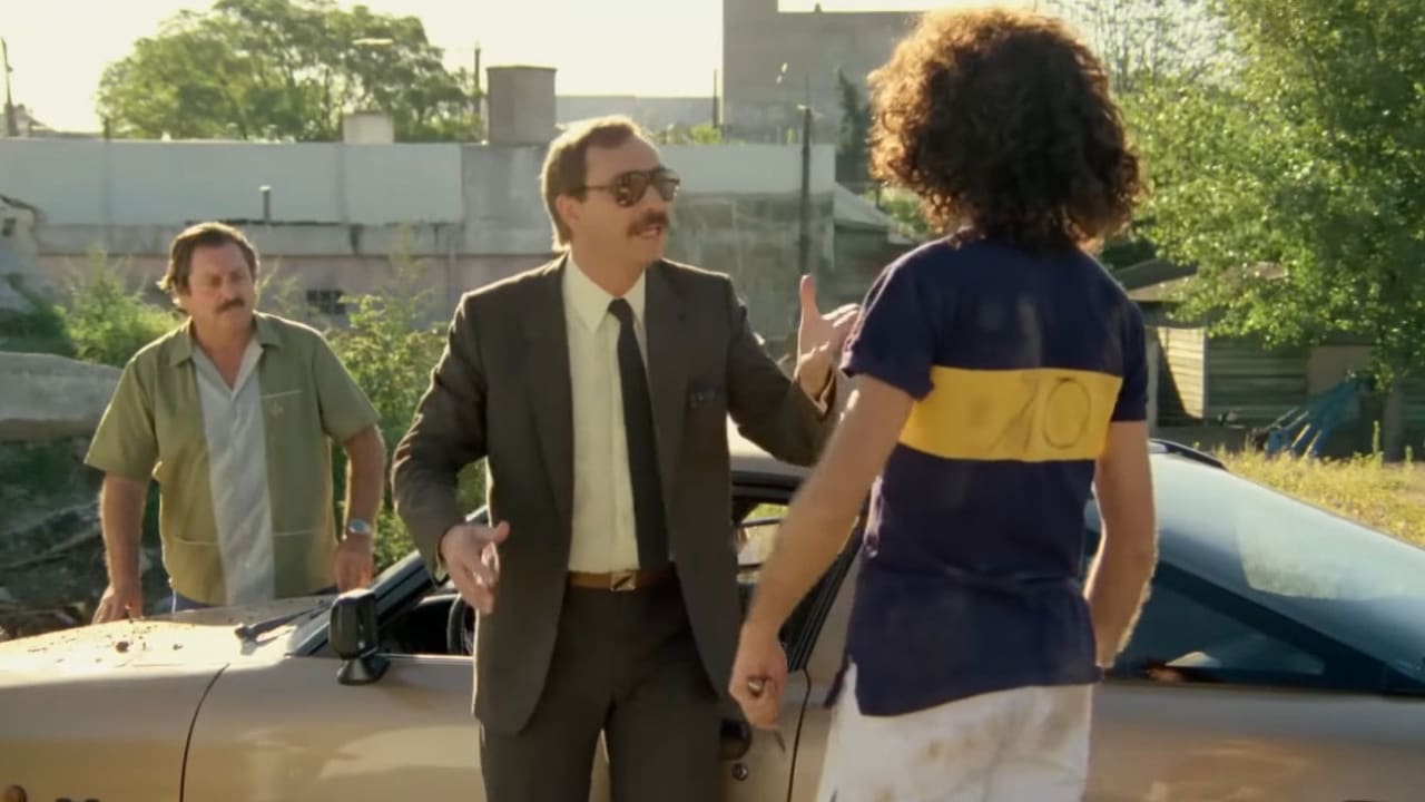 Juan Manuel Tenuta, Luis Brandoni y Darío Grandinetti en Esperando la carroza (1985)