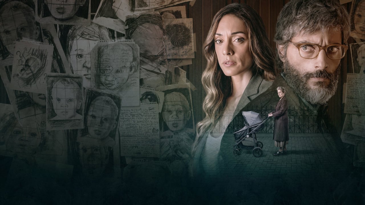 Martina Gusmán, Joaquín Furriel y Regina Lamm en foto promocional de El hijo (2019)