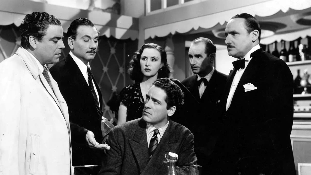 Fotograma de Morir en su ley (1949)