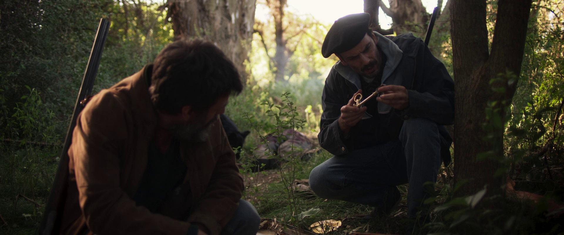 Ezequiel Rodríguez y Demián Salomón en Cuando acecha la maldad (2023)