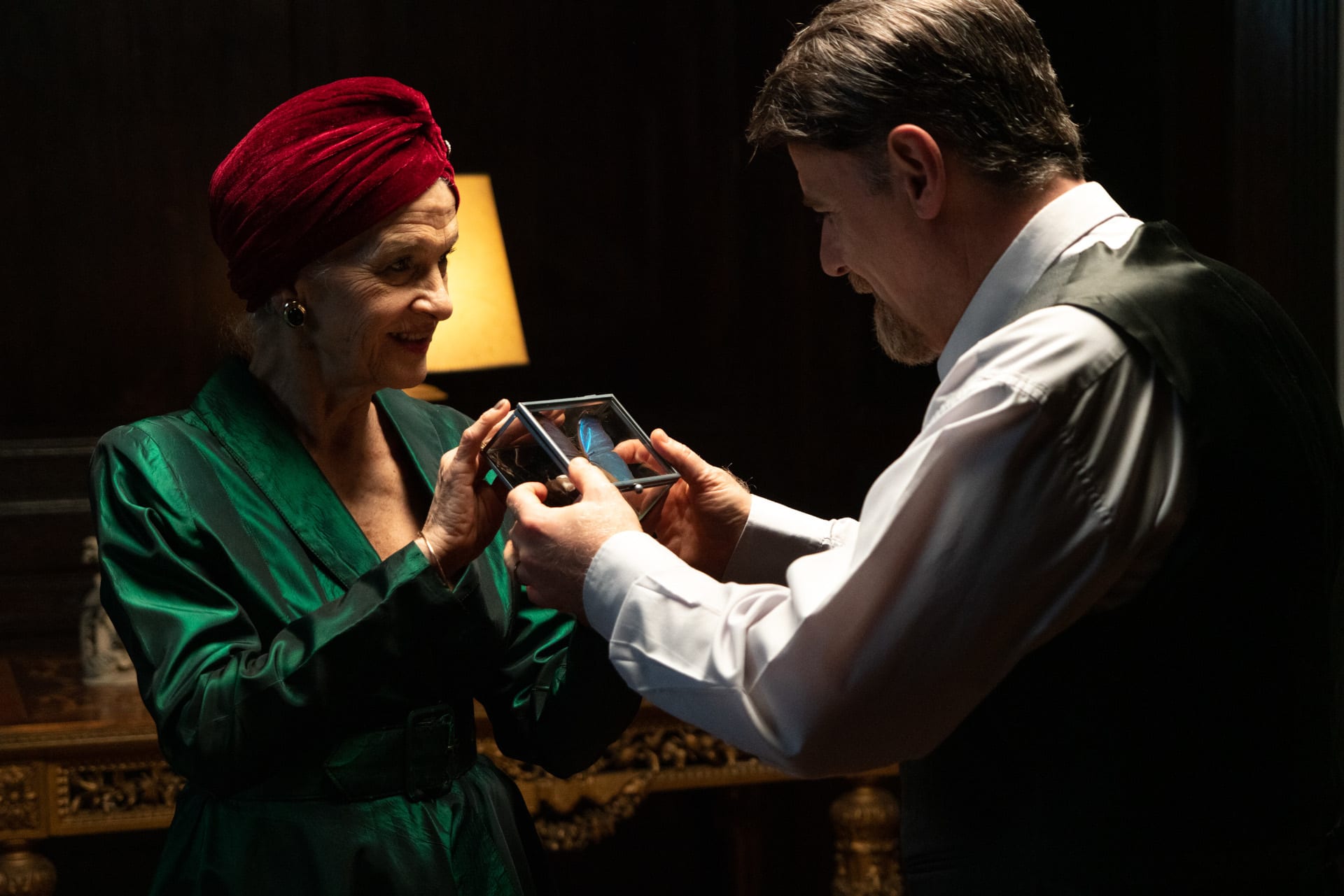 Elvira Onetto y Luis Machín en Desbarrancada (2025)