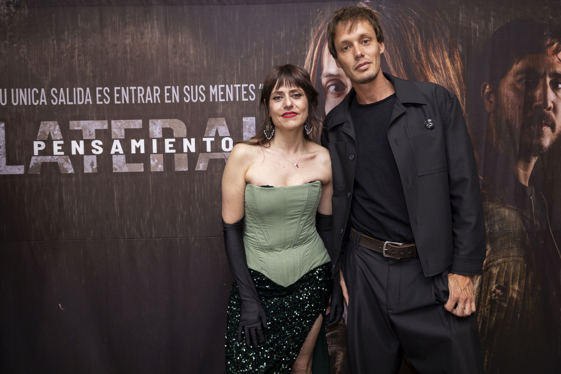 Itziar Ituño y Mariano Hueter en el estreno de Pensamiento lateral (2025)