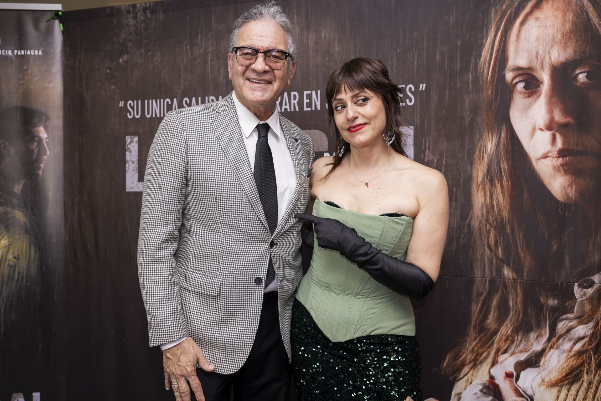 César Bordón e Itziar Ituño en el estreno de Pensamiento lateral (2026)