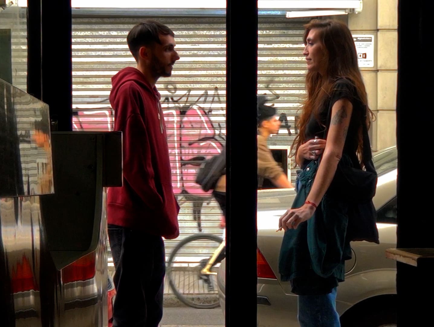 Juan Morgenfeld y Camila Buch en En el cine (2026)