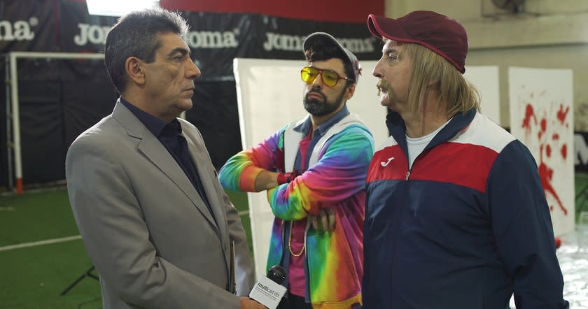 Jorge Formento y Luis Rubio en Eber Ludueña, el último lateral analógico (2023)