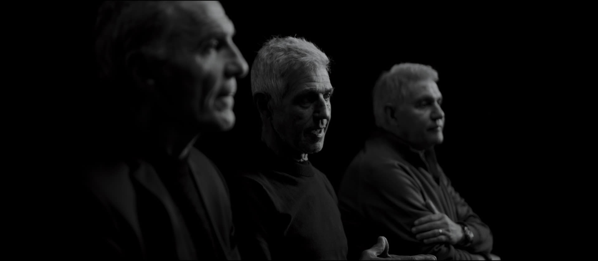 Oscar Ruggeri, Ricardo Giusti y Jorge Burruchaga en El partido (2026)