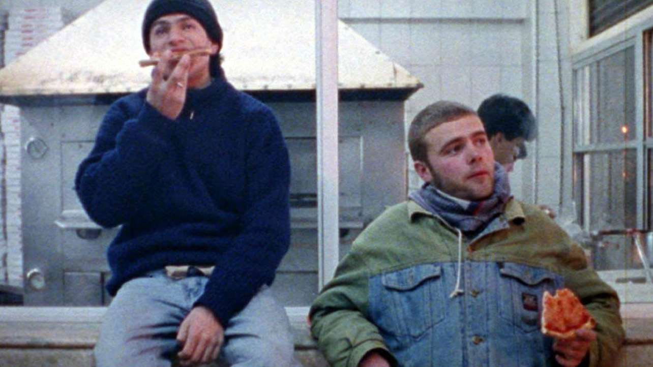 Héctor Anglada y Jorge Sesán en Pizza, birra, faso (1998)