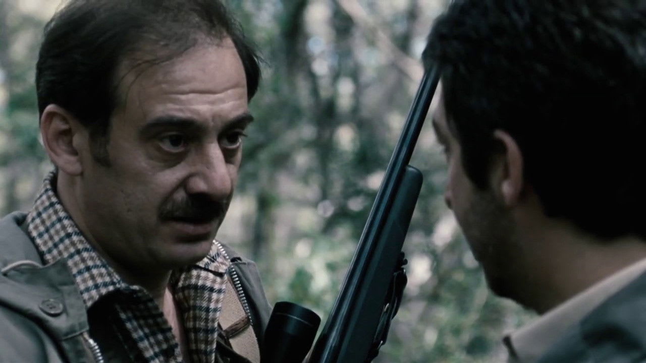 Alejandro Awada y Ricardo Darín en El aura (2005)