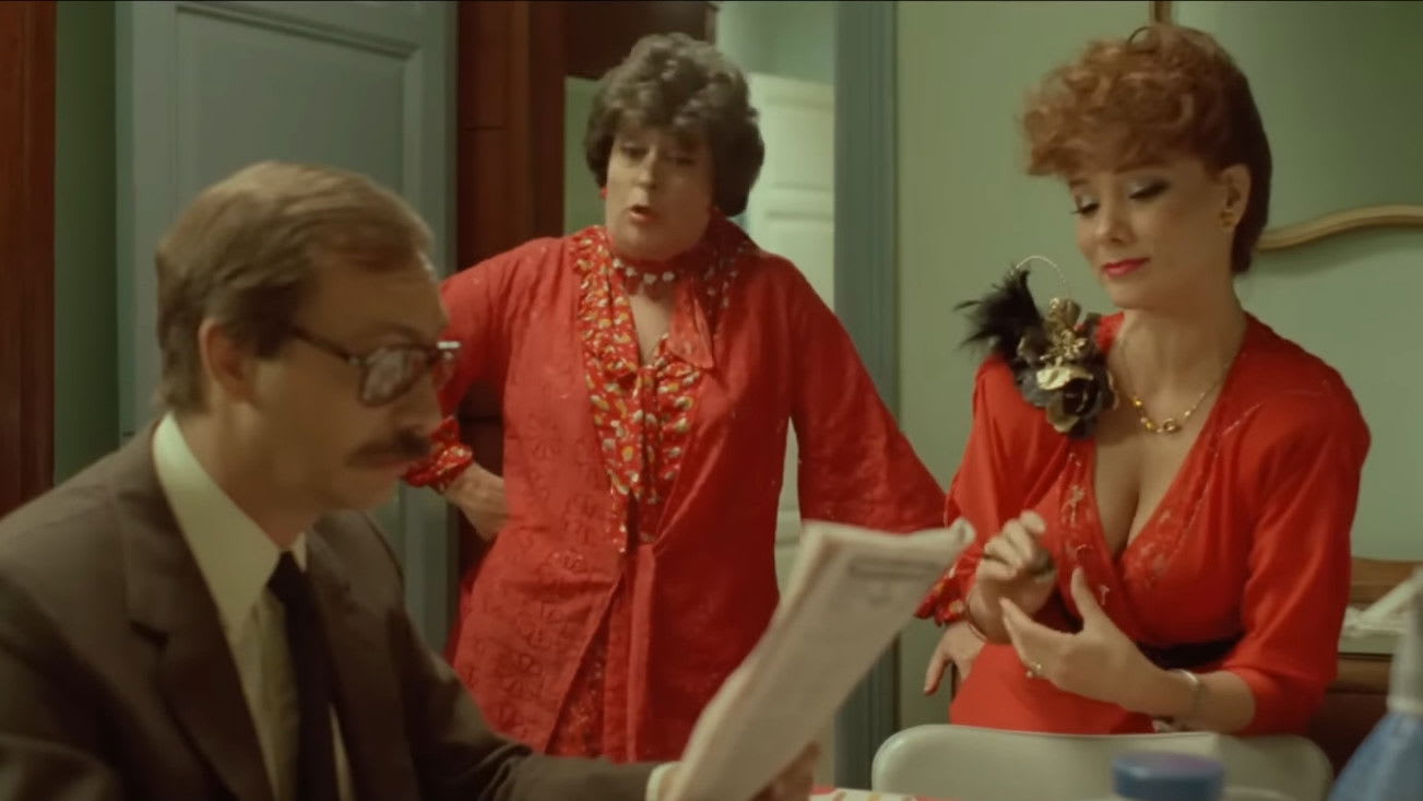 Luis Brandoni, China Zorrilla y Betiana Blum en Esperando la carroza (1985)