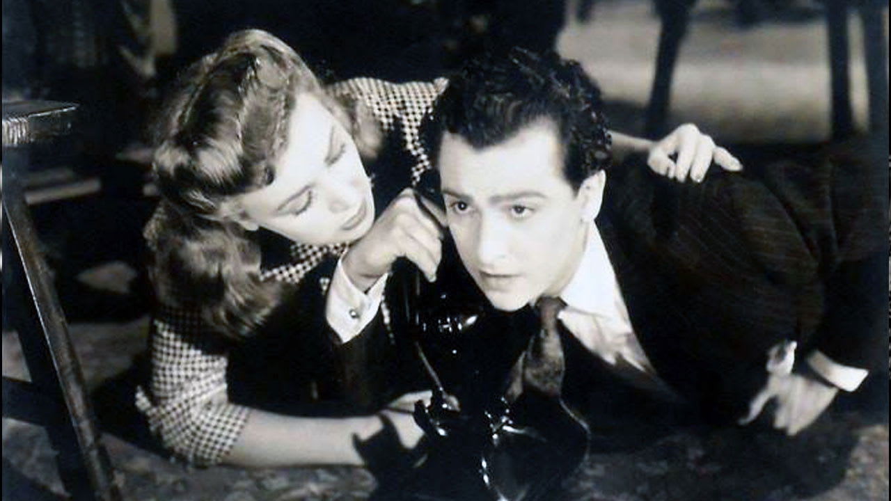 Alicia Barrié y Hugo del Carril en Los dos rivales (1944)