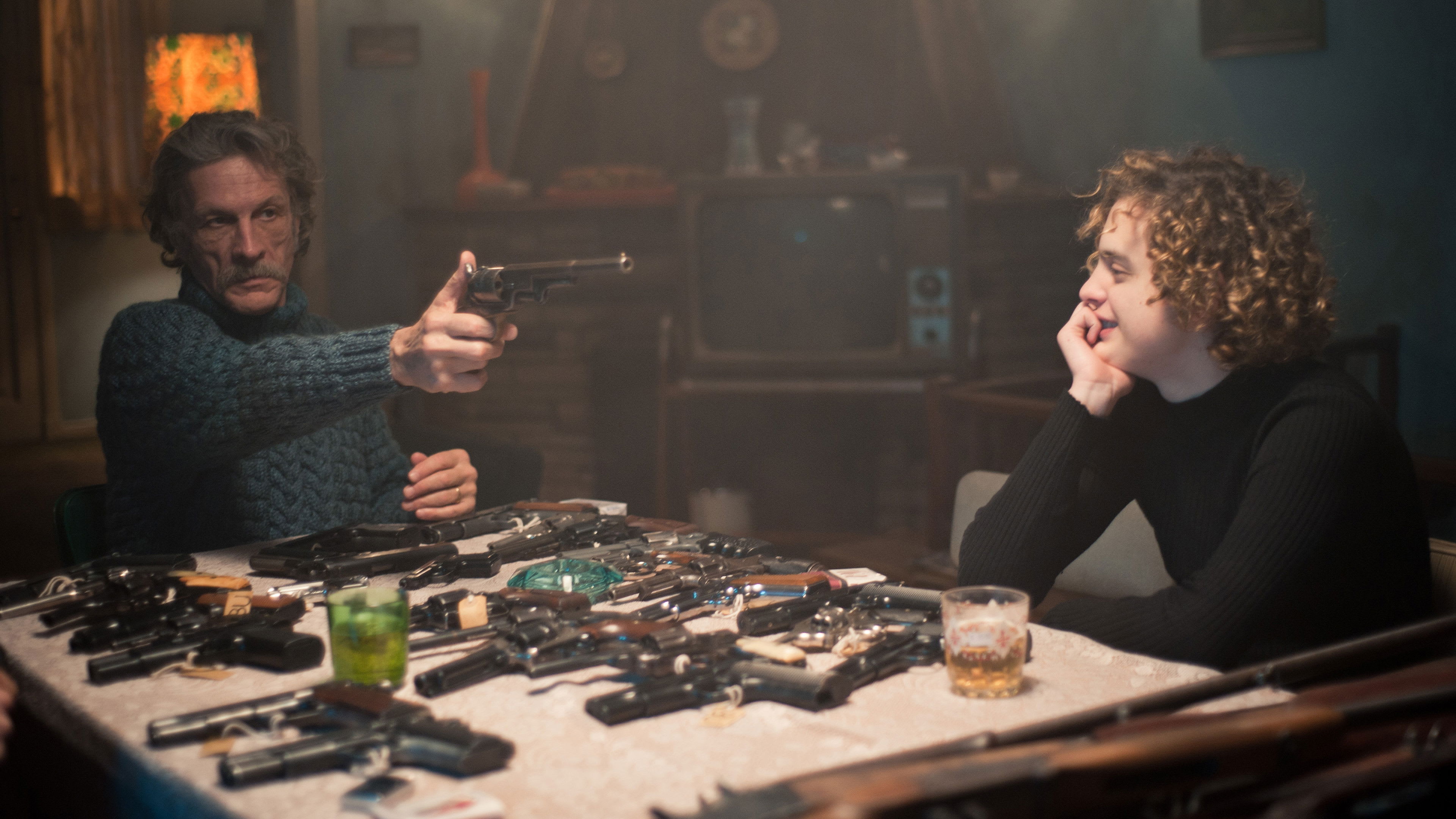 Daniel Fanego y Lorenzo Ferro en El ángel (2018)