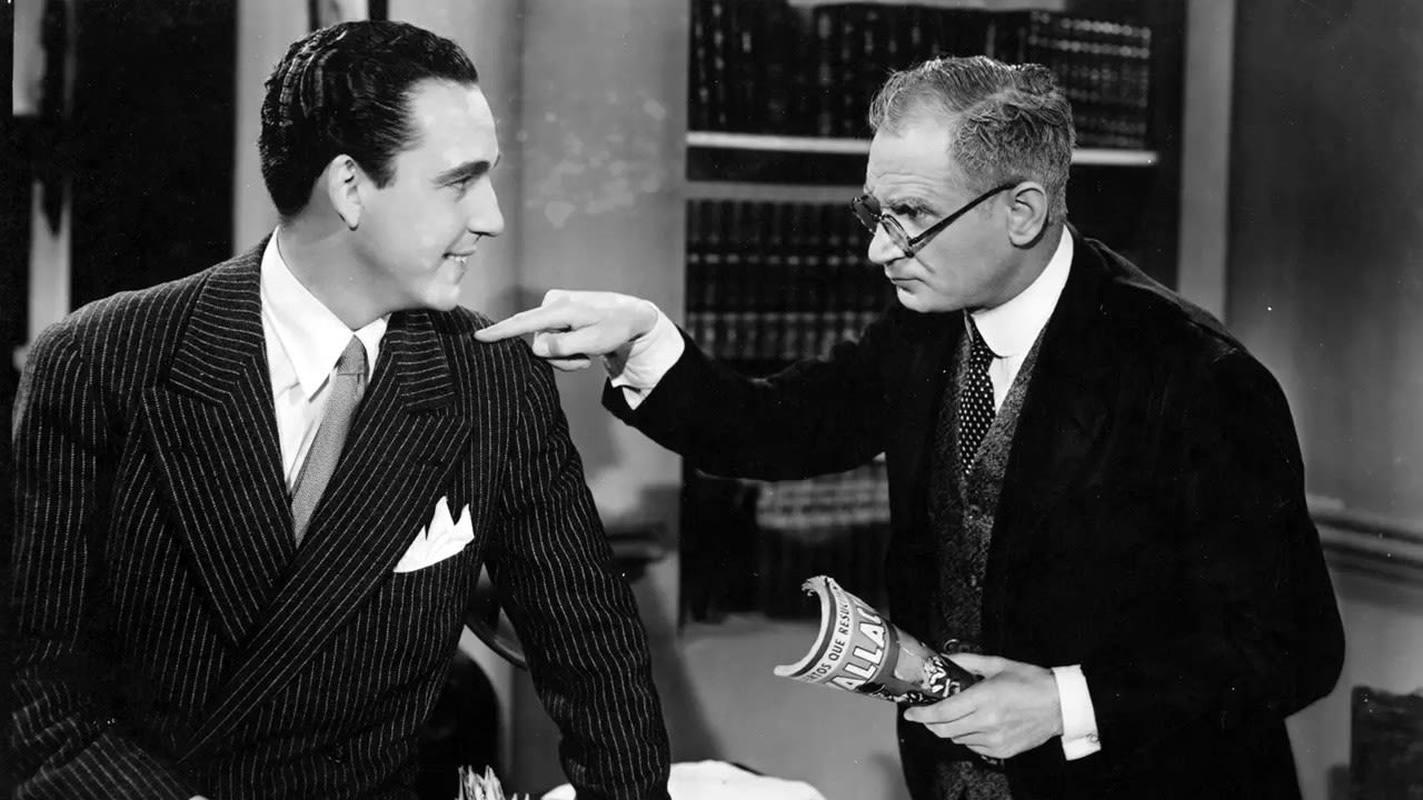 Osvaldo Miranda y Severo Fernández en Historia de crímenes (1942)