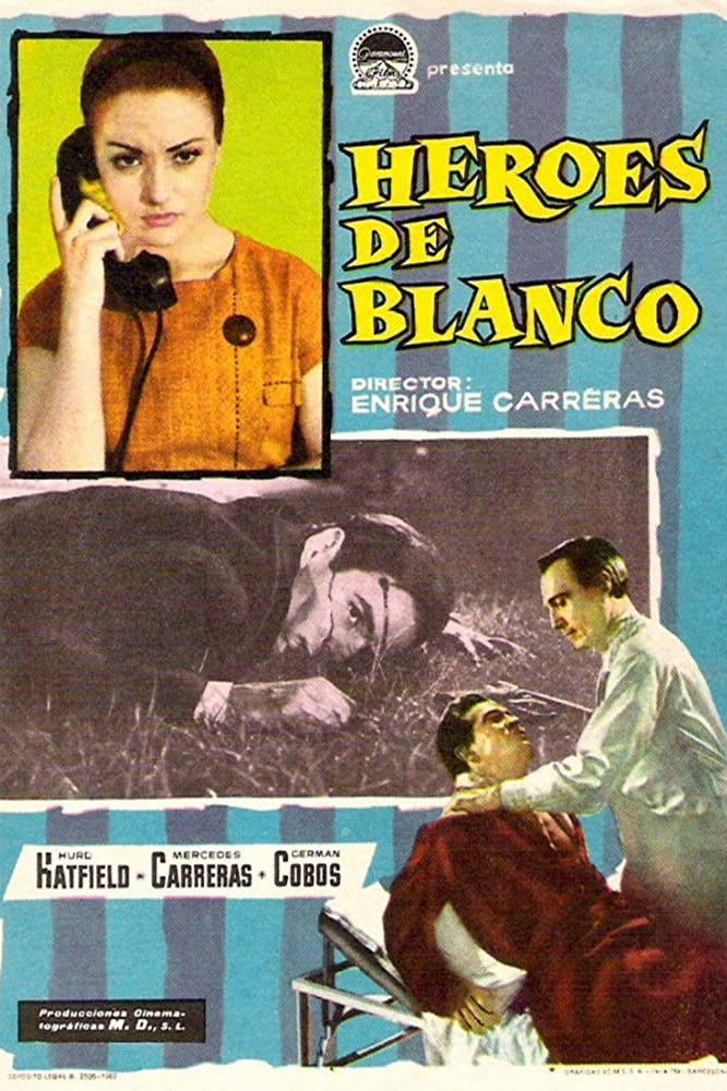 Hombres y mujeres de blanco