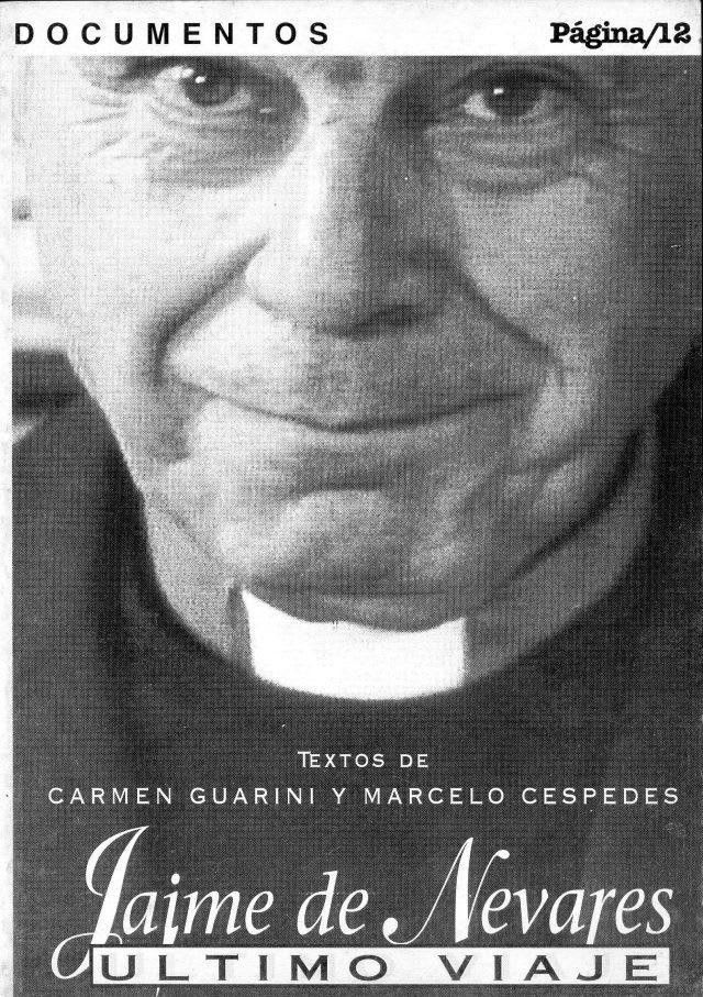 Poster de Jaime de Nevares, último viaje