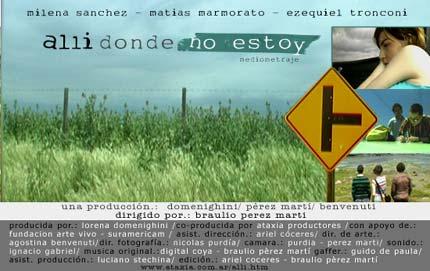 Allí donde no estoy