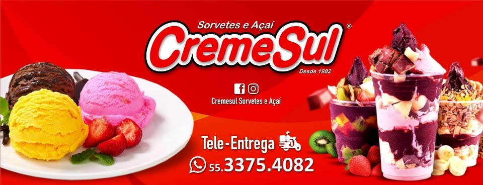 Capa de CremeSul Sorvetes e Açaí