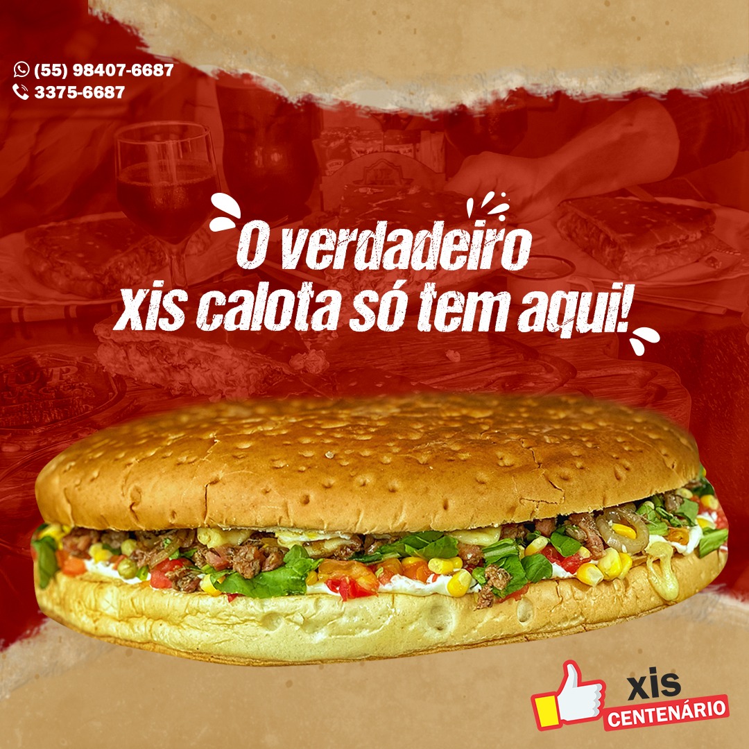 O verdadeiro xis calota só tem aqui !