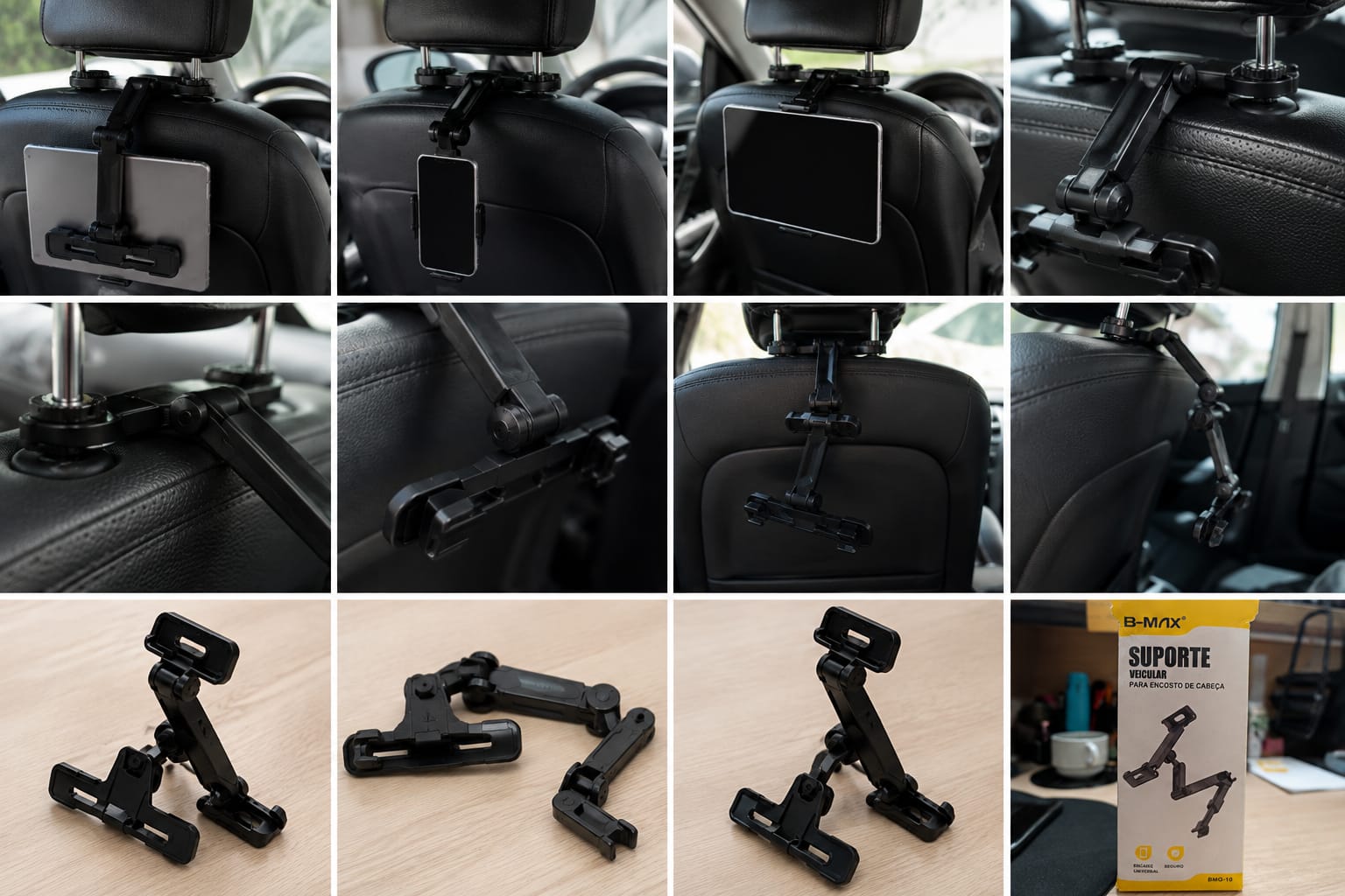 Suporte Veicular para encosto de cabeça para tablet celular