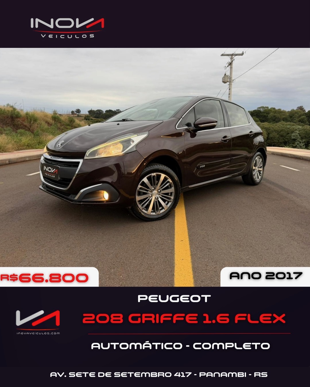 Pegeout 208 GRIFFE