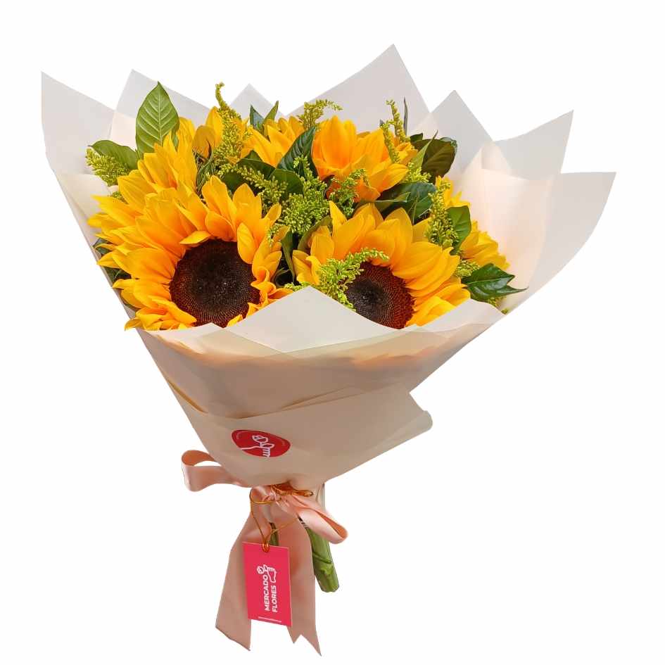 Ramos de girasoles