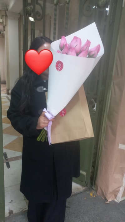 Ramo de rosas rosadas