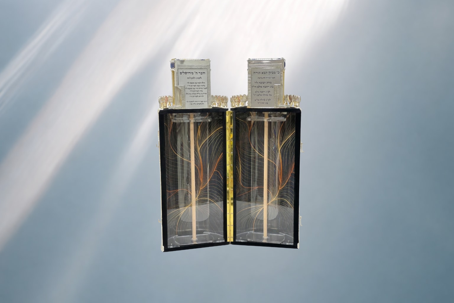 Bavli · Inlaid Torah Scroll Case