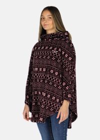Idre Fleece Poncho W
