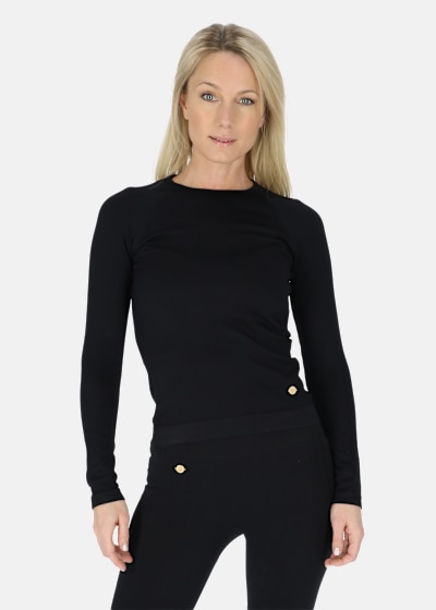 Ribbed Seamless Long Sleeve W