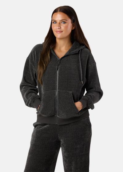 Chenille Lounge Full Zip Hoodie W