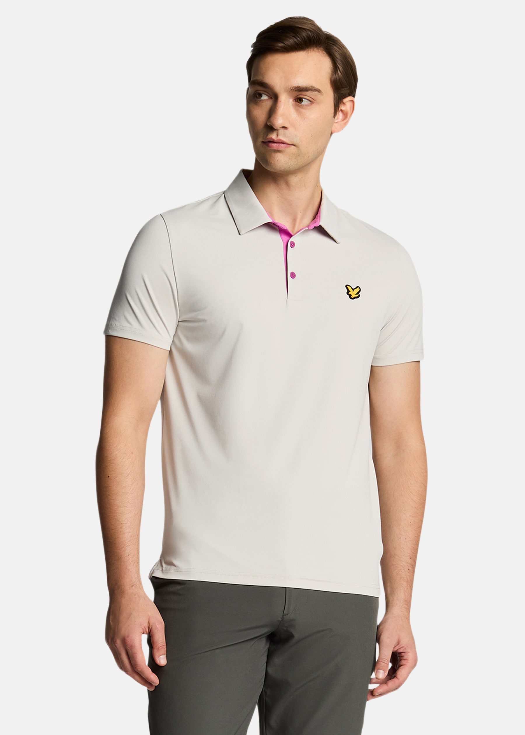 Contrast Placket Polo Shirt