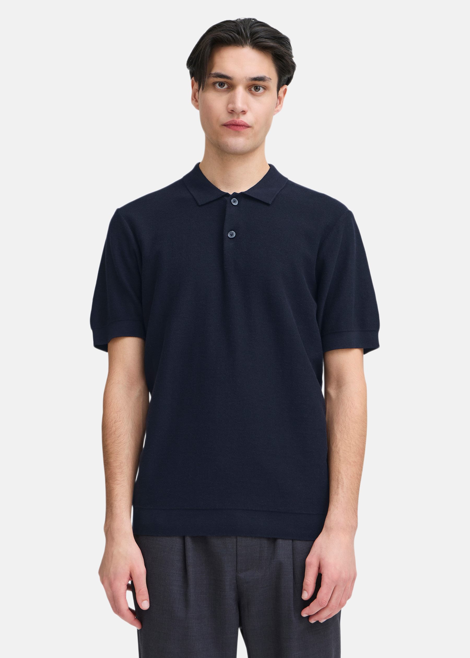CFEDWARD relaxed polo knit