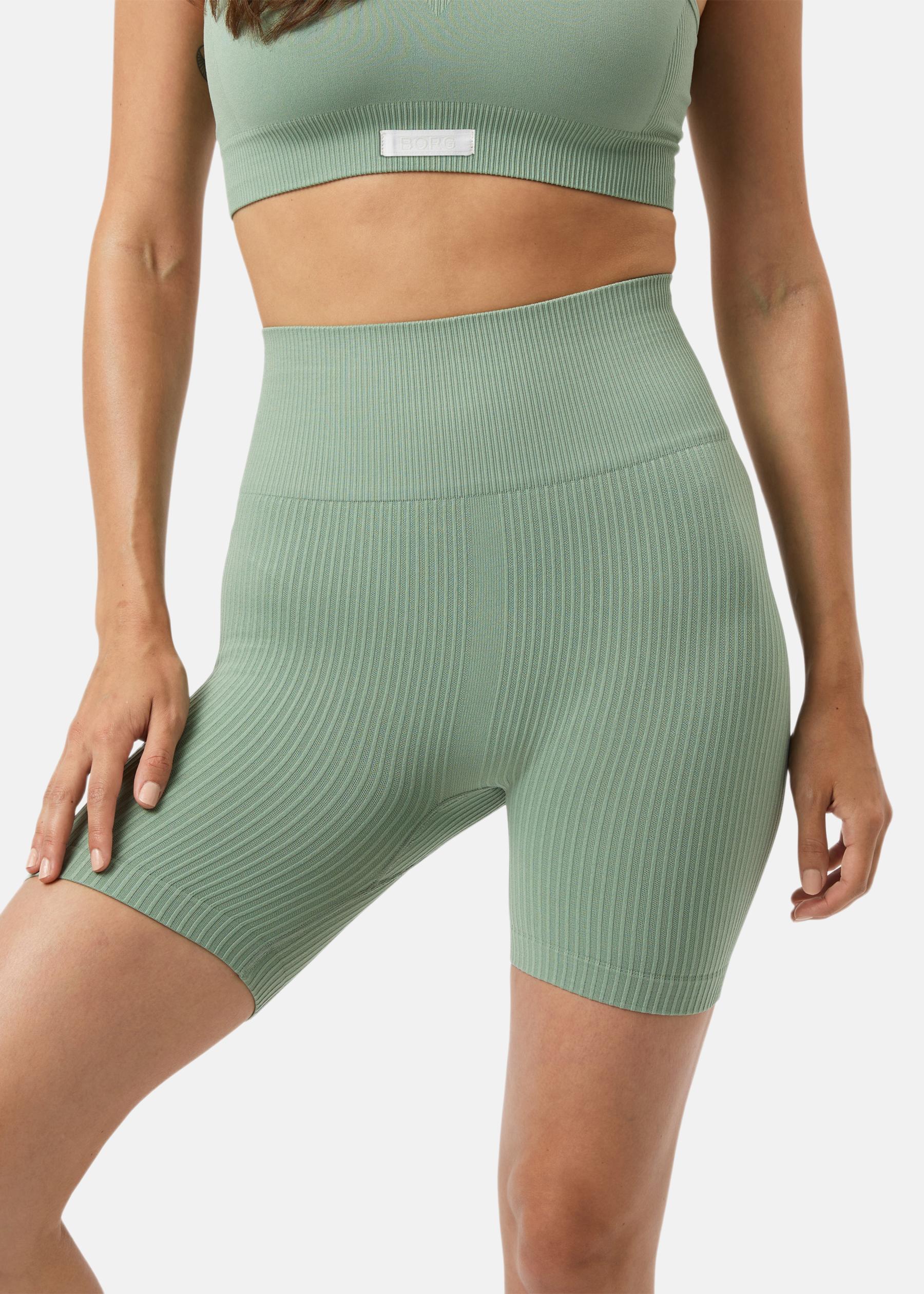STUDIO SEAMLESS RIBBED SHORTS