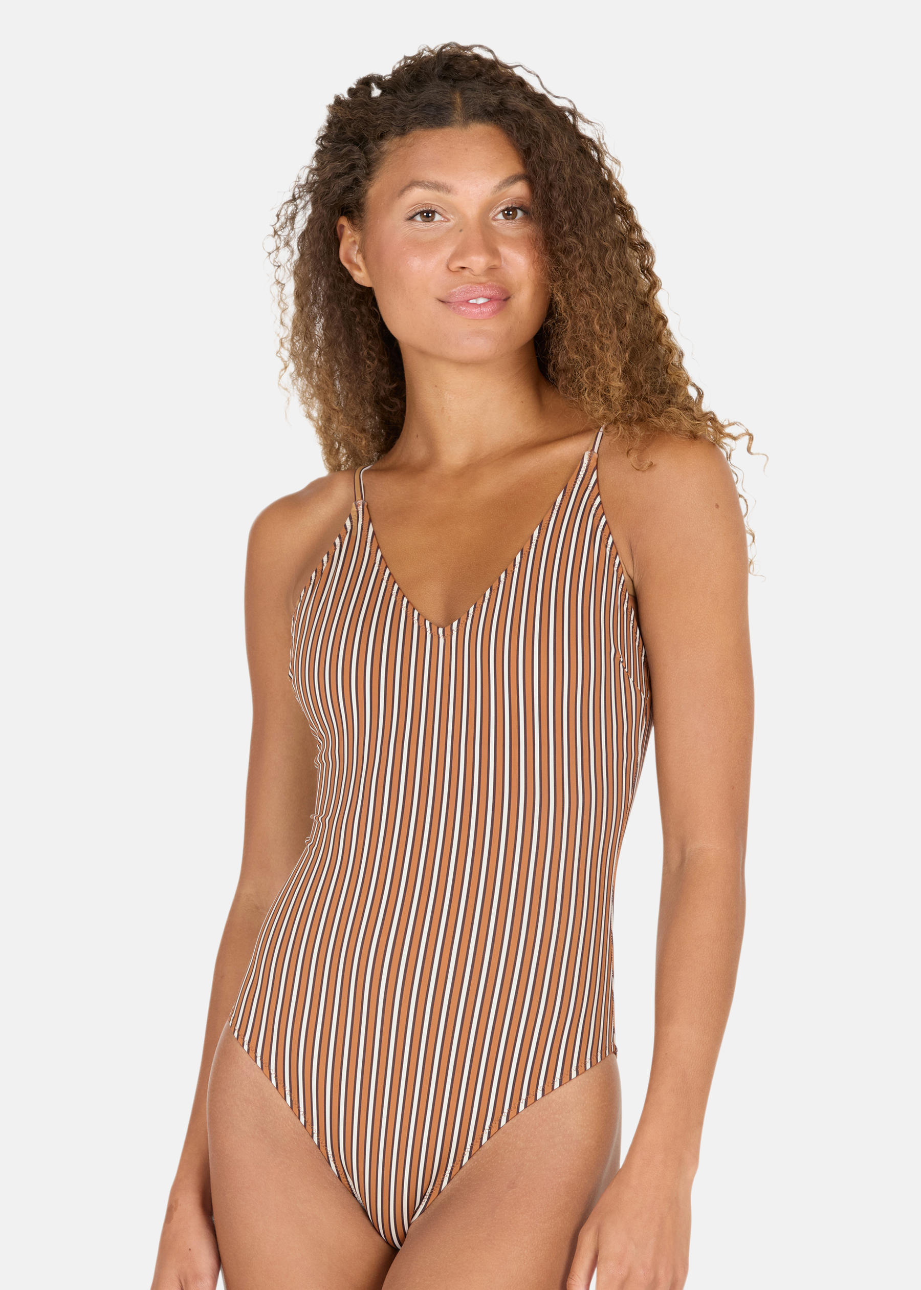 Ulanda W Print Plunge Swimsuit